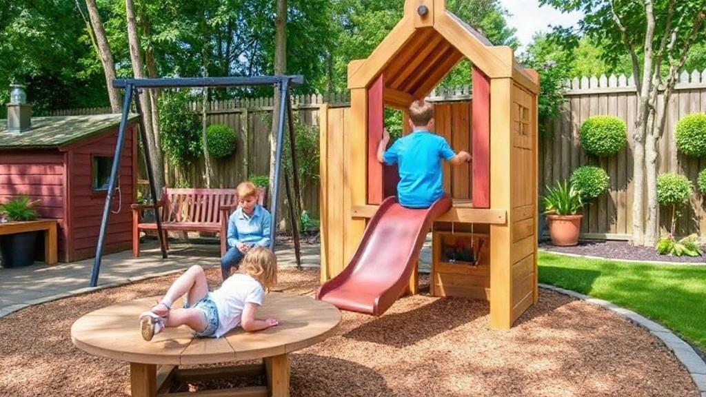 Создание детской площадки в саду: безопасность и декор, которые работают вместе